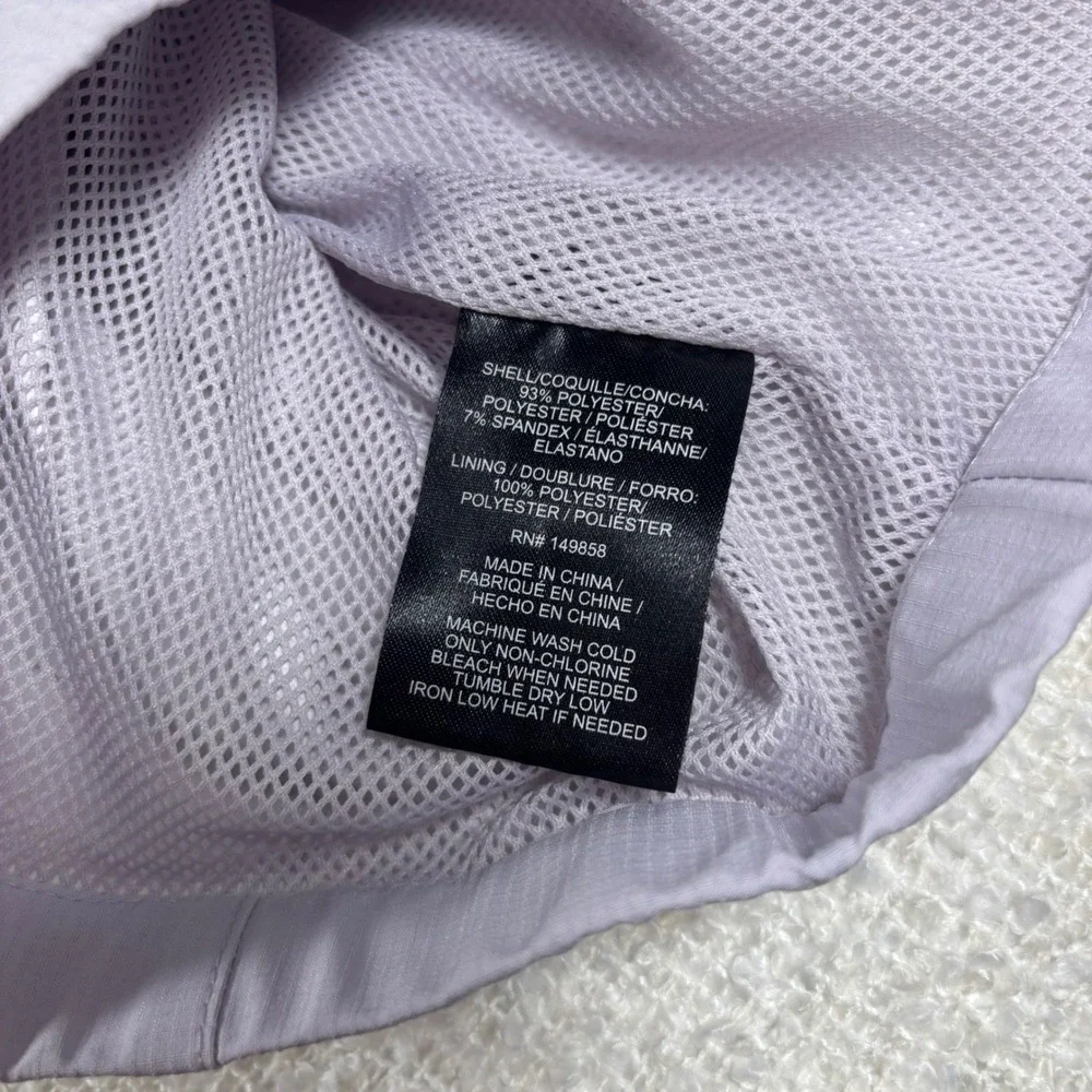 voyager lavender purple windbreaker hooded jacket outdoors travel activewear zip - Picture 10 of 10